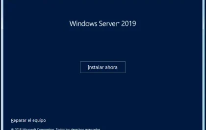 Instalacion de windows server